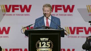 Senator Rand Paul Addresses the 125th VFW National Convention [upl. by Ahsenat]