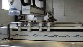 HOMAG BAZ CNC ROUTER 5AXIS WOODWOP OFFICE WOOD FURNITURE 03 [upl. by Oeflein]