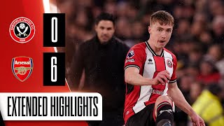 Sheffield United 06 Arsenal  Extended Premier League highlights [upl. by Adnaluoy]