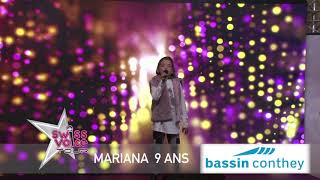 Mariana 9ans  Swiss Voice Tour 2019  Bassin Conthey  Conthey [upl. by Akenehs699]