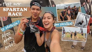 First Spartan Race PH Experience  SPRINT 5K with 20 Obstacles [upl. by Ahsined]