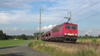 Mit der BR 155 durch ein heißen Sommer in Sachsen [upl. by Oribel751]