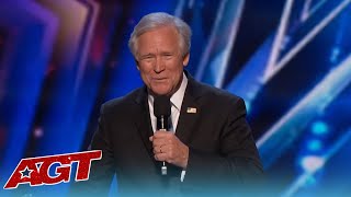 Former President George W Bush on Americas Got Talent [upl. by Sawyere172]