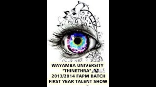 Wayamba University First Year Talent Show 20132014 FAPM Batch [upl. by Hawger450]