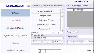 Calcular Material de Orçamento ou Pedido [upl. by Hnim358]