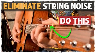 MUTE Guitar Strings While Strumming amp ELIMINATE Unwanted Notes [upl. by Tirza]