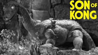 Son of Kong 1933  Nothosaurus Screen Time [upl. by Critta]