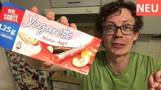 Yogurette Winter Apfel im Test Wie die Wintersorte 2018 mit Karamell schmeckt [upl. by Nivlem]