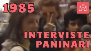 Milano 1985  Anni 80  Interviste ai Paninari davanti al Burghy di Piazza Duomo  Documentario [upl. by Htezil]