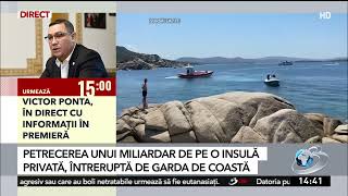 Petrecerea unui miliardar de pe o insulă privată întreruptă de Garda de Coastă [upl. by Moulton]