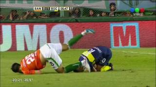 Banfield 02 Boca Juniors  Fecha 15 Torneo Argentino 201617 [upl. by Neely409]