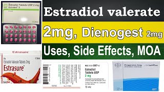 estradiol valerate tablets 2mg Dienogest tablets 2mg in hindi Uses Side Effects Dosage Pregnancy [upl. by Stuckey991]