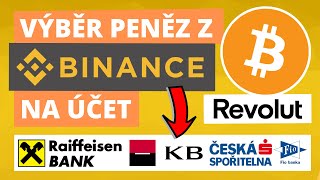 Výběr peněz z Binance na bankovní účet s kartou 💳 rychlý návod s Revolut aplikací [upl. by Kenti]