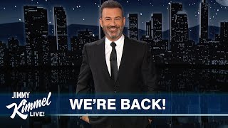 Jimmy Kimmel Makes Triumphant Return After Five Long Months [upl. by Eisnil13]