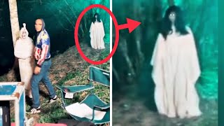 LAGI SYUTING FILM HORROR DI DATANGI KUNTILANAK ASLI  10 PENAMPAKAN HANTU TERJELAS DAN SERAM [upl. by Borroff641]