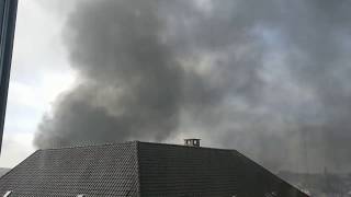 Brand Denderstraat Geraardsbergen [upl. by Gulgee]