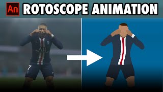 How to make Animated GOAL CELEBRATIONS  Adobe Animate Rotoscoping Tutorial  Elliano [upl. by Sawyere]