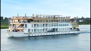 Journey Through Egypt Along the Nile River on AmaWaterways River Cruise Ship AmaDahlia [upl. by Itoyj]