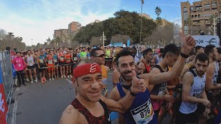 10k VALENCIA Ibercaja 2024  Carrera completa grabada por Javier García Mascarell [upl. by Ennayr]