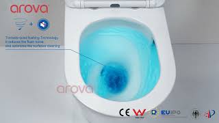 Back to wall Tornado Rimless Toilet Arova Melbourne [upl. by Encrata]