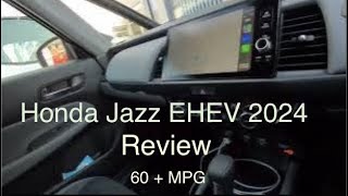 Honda Jazz 2024 EHEV Sport walk around my car showing you the features plus mpg to blackpool [upl. by Triley]