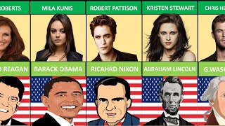 Favorite US president of 100 Hollywood stars [upl. by Johnsson]