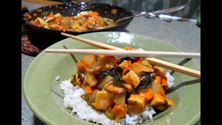 Sweet and Sour Chicken of the Woods A Meal from Foraged Mushrooms and Garden Goodness [upl. by Hairakcaz]