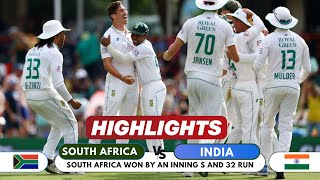 India vs South Africa 1st Test Day 3 Highlights 2023  IND vs SA 1st Test Day 3 2023cricketthink [upl. by Lebama2]