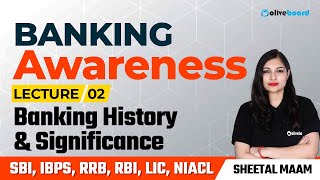 Banking Awareness Complete Course For All Bank Exams  Class  2  Banking History amp Significance [upl. by Cos]