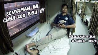 SENYAMAN INI TIKETNYA MURAH BANGET CUMA 200RB  Trip FULL TIDURAN Naik Kereta Api ke Tumpat [upl. by Acim793]