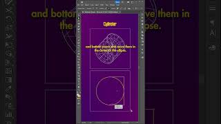 EASY Wireframe Cylinder Shape in Adobe Illustrator [upl. by Wons497]