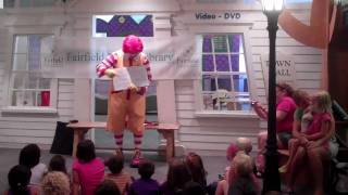 Ronald McDonald at the Fairfield Public Library [upl. by Ahsiekit]