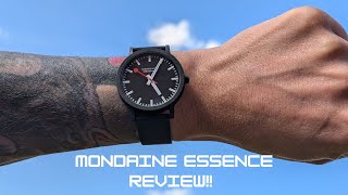 Watch Review of the Mondaine Essence MS14112RB [upl. by Aidole]