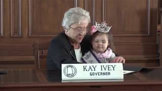 Governor Kay Ivey delivers address at DecaturMorgan County Chamber of Commerce [upl. by Farhi689]