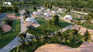 Glamping Resort Ideas 2  Glamping Domes for the Campsite [upl. by Ignatz]