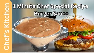 Burger Sauce Chefs Special compliment with Zingerburger Chickencheesebuger beefburgers [upl. by Ainav]