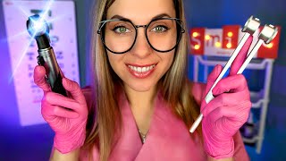 ASMR Deep inside your EARS Otoscope ear exam during Thunderstorm EAR CLEANING for Sleep [upl. by Cirre]