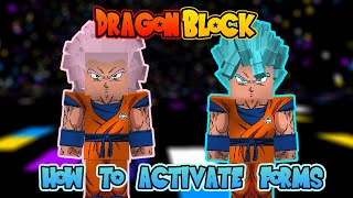 Dragon Block C  How to Activate ALL the Forms on JDE   DBC [upl. by Queenie]