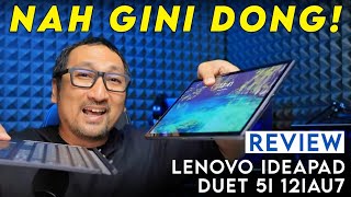 quotTabletquot Windows Elegan utk Multitasking amp Content Creation Review Lenovo IdeaPad Duet 5i 12IAU7 [upl. by Fredela]