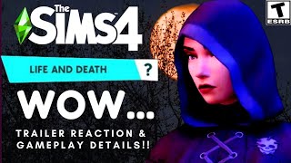 WOW Sims 4 Life amp Death Gameplay and Trailer Reaction [upl. by Artkele]