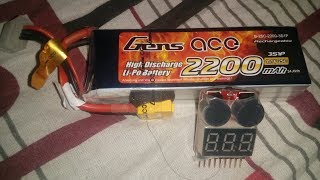 Best lipo Battery to Buy in India Gens ace 2200mah 3s1p lipo [upl. by Kinch416]