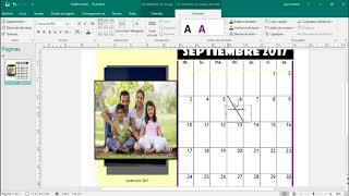 COMO HACER UN CALENDARIO CON PUBLISHER [upl. by Euphemie]