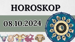 HOROSKOP FÜR 8 OKTOBER 2024 FÜR ALLE STERNZEICHEN [upl. by Ainosal]