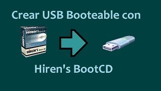 Como Crear USB Booteable con Hirens BootCD [upl. by Kristofer885]