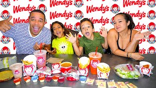 WENDYS MUKBANG  The Extra Family [upl. by Durrej]