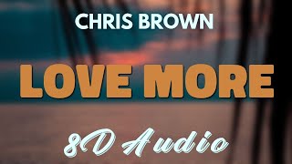 Chris Brown Feat Nicki Minaj  Love More 8D AUDIO [upl. by Isherwood402]