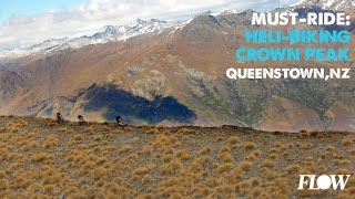 MustRide HeliBiking Crown Peak Queenstown [upl. by Nylarac958]