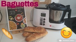 Baguettes au monsieur cuisine plus de lidl [upl. by Eisenberg974]