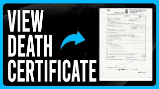 How to View a Death Certificate How to Find a Death Certificate [upl. by Margalit580]