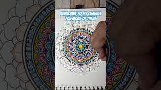 How to draw Mandala for Beginners  color mandala  mandala [upl. by Nalyk]